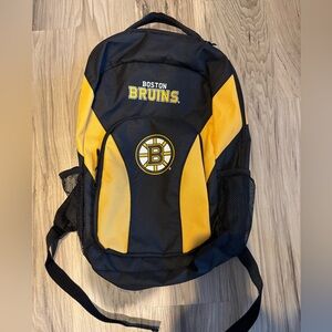 Black & Yellow Boston Bruins Backpack - NHL Team Gear